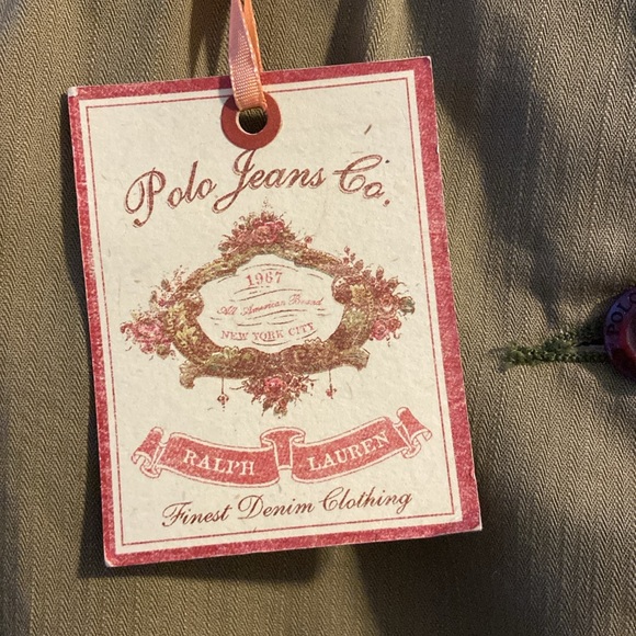 Ralph Lauren Polo jeans the denim wear brand size 8 button front wide leg - Picture 2 of 9